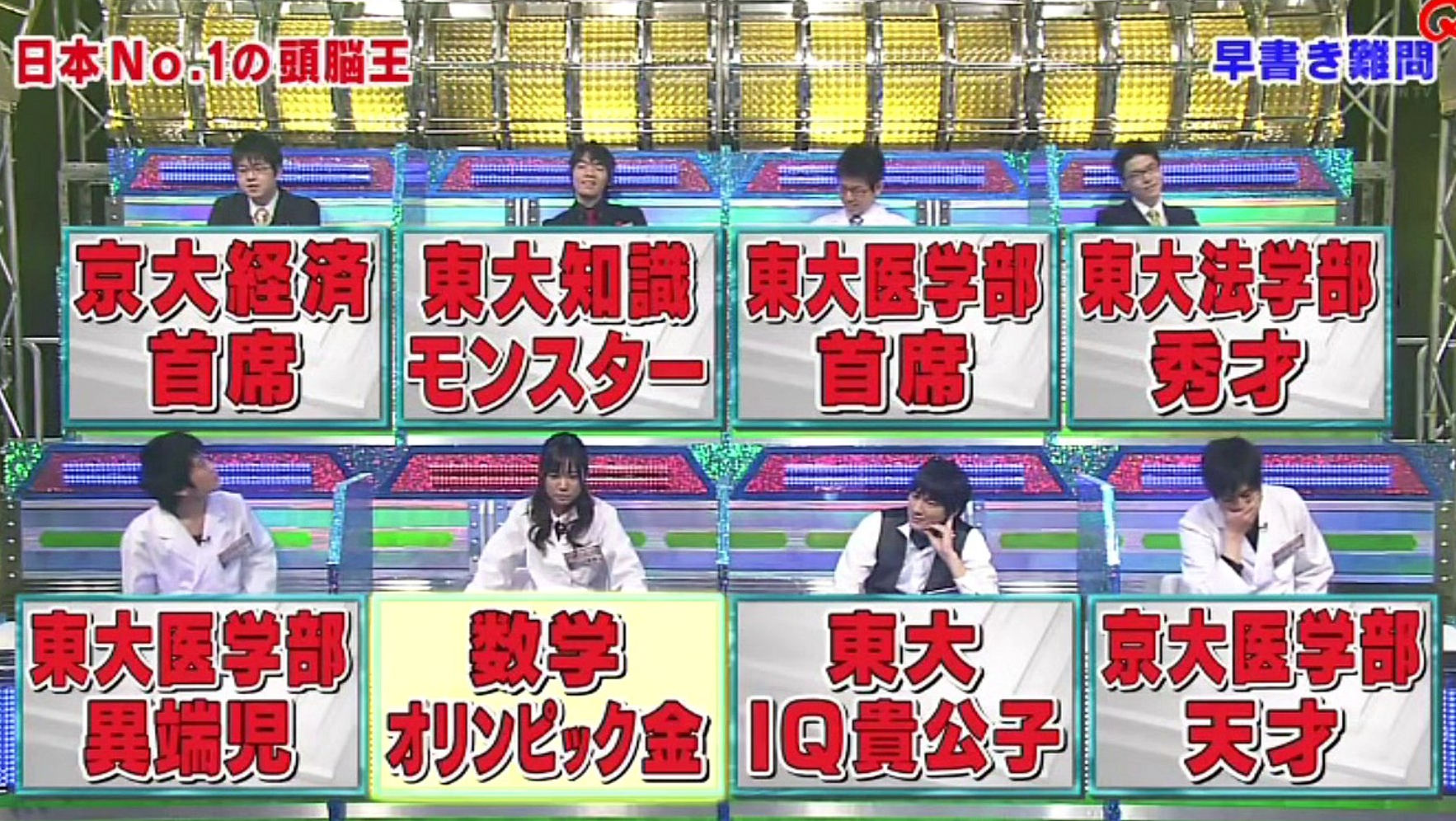 頭脳王21の出場者 優勝は 歴代の結果 出演者まとめ 令和の知恵袋